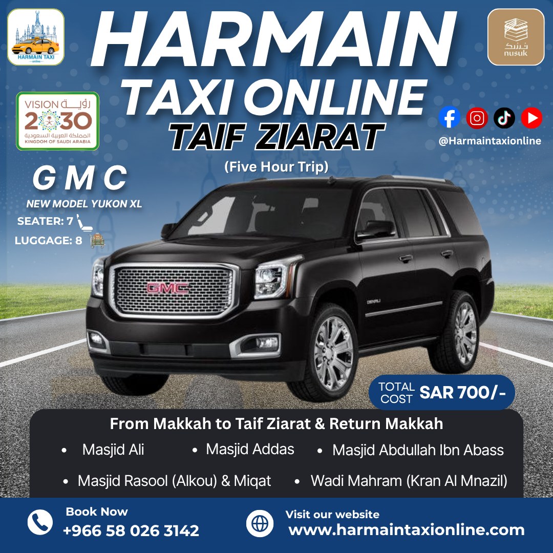 Jeddah Airport to Makkah Hotel taxi